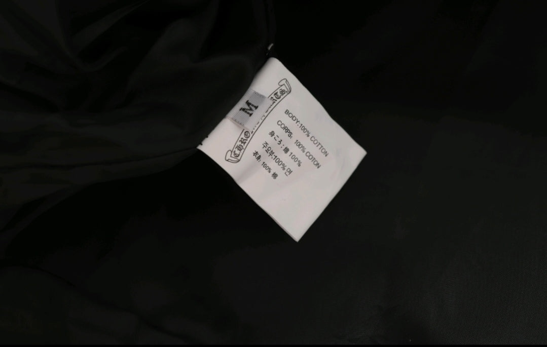 Black White Street Style Baseball Coat 0002